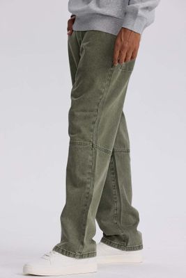 Imagen 2 del producto Jeans Hombre Retro Skater Verde Militar Claro