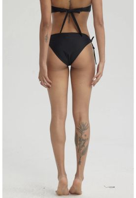 Imagen 2 del producto Traje De Baño Mujer Calzón Bikini Cordón Negro