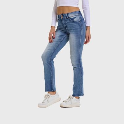 Imagen 2 del producto Jeans Mujer Flo Recto Azul Fashion's Park