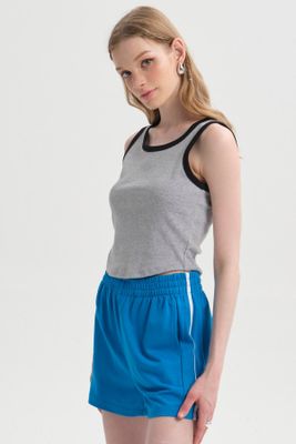 Imagen 2 del producto Peto Mujer Contraste Gris Melange