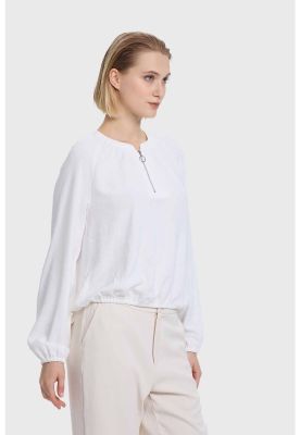 Imagen 2 del producto Blusa Mujer Medio Cierre Crudo