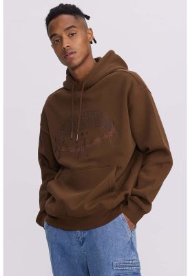 Imagen 2 del producto Polerón Hombre Hoodie Print Posicional Chocolate