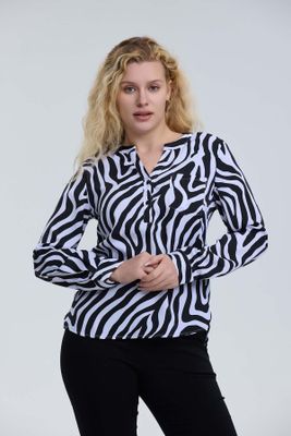 Blusa Mujer Satín Blanco