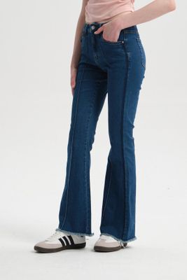 Imagen 2 del producto Jeans Mujer Flare Corte Azul