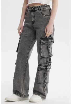 Imagen 2 del producto Jeans Mujer Calce Recto Negro - lX