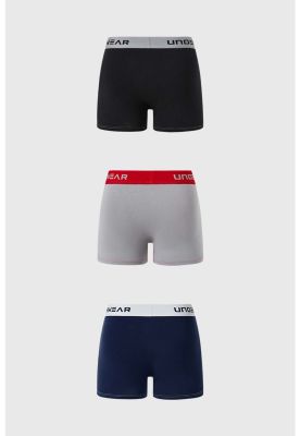 Imagen 2 del producto Bóxer Hombre Tripack Corto Gris Oscuro