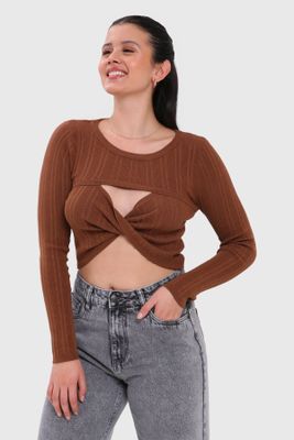 Imagen 2 del producto Sweater Mujer Café