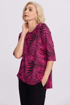 Imagen 2 del producto Polera Mujer Estampada Negro