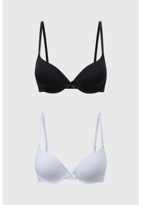 Sostén Mujer Bipack Copa Soft Liso Blanco