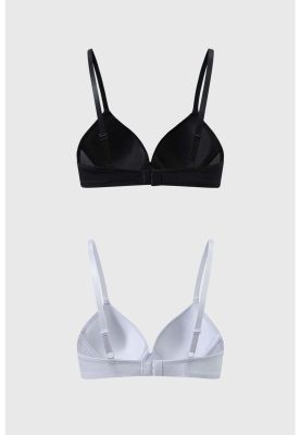 Imagen 2 del producto Sostén Mujer Bipack Copa Soft Liso Blanco