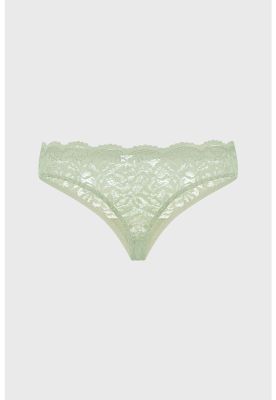 Imagen 2 del producto Calzón Mujer Colaless Con Encaje Pretina Menta