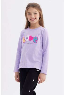 Imagen 2 del producto Polera Niña Toddler Print Lila