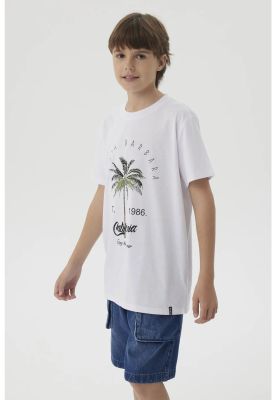 Imagen 2 del producto Polera Niño Básica Estampada Blanco - lV