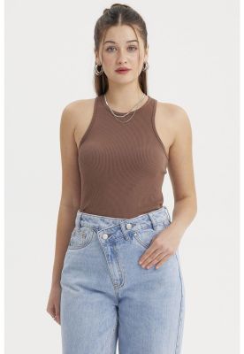 Imagen 1 del producto Peto Mujer Musculosa Cafe