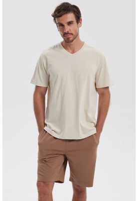 Polera Hombre Básica Beige