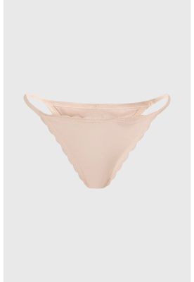 Imagen 2 del producto Calzón Mujer Colaless Tirante Encaje Beige