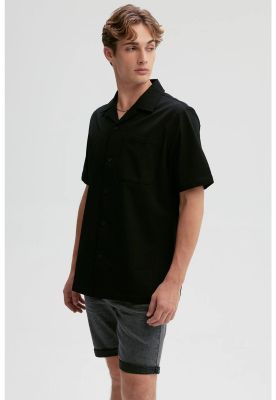 Imagen 2 del producto Camisa Hombre Textura Guayabera Negro - ll