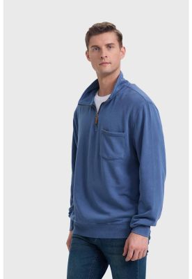 Imagen 2 del producto Polerón Hombre Half Celeste