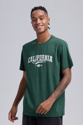 Imagen 2 del producto Polera Hombre Print Posicional Verde