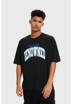 Polera Hombre Print College Negro - lll