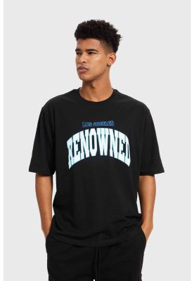 Imagen 2 del producto Polera Hombre Print College Negro - lll