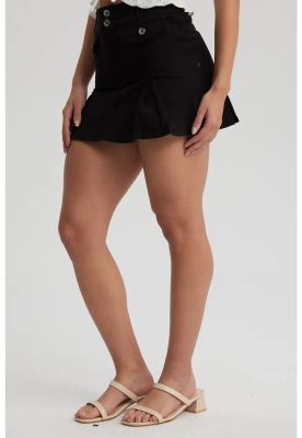 Imagen 2 del producto Falda Mujer Tableadas Negro