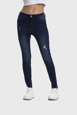 Jeans Mujer Super Skinny Lia Azul Oscuro III Fashion's Park