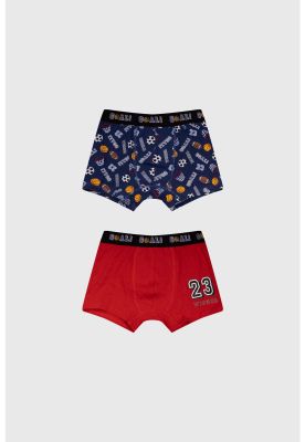 Imagen 2 del producto Boxer Niño Bipack Print Rojo