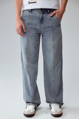 Imagen 2 del producto Jeans Niño Calce Recto Cortes Azul