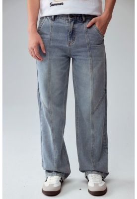 Imagen 2 del producto Jeans Niño Calce Recto Cortes Azul