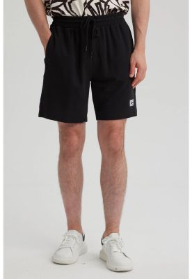 Imagen 1 del producto Bermuda Hombre Textura Liso Negro