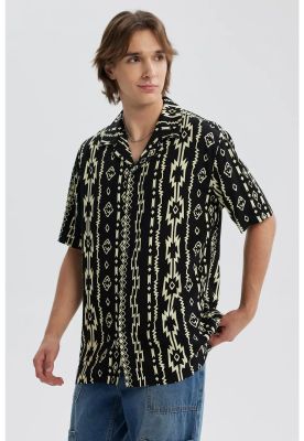 Imagen 2 del producto Camisa Hombre Full Print Negro VII
