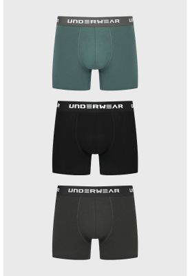 Imagen 1 del producto Boxer Hombre Tripack Bambú Negro