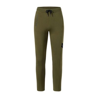 Pantalón Buzo Niño Con Cierre Calce Recto Verde Militar