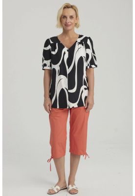 Imagen 2 del producto Pantalón Mujer Con Cortes Y Apertura Terracota