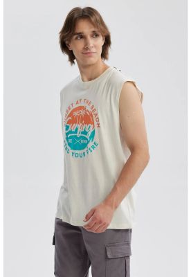 Imagen 2 del producto Polera Hombre Print Beige IV