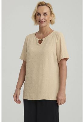 Imagen 2 del producto Blusa Mujer Textura Beige Oscuro