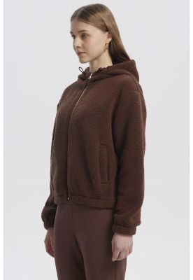 Imagen 2 del producto Polar Mujer Peludo Cafe Oscuro