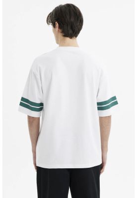 Imagen 2 del producto Polera Hombre Oversize Print Blanco- lll