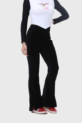 Imagen 2 del producto Pantalón Mujer Cotelón Negro