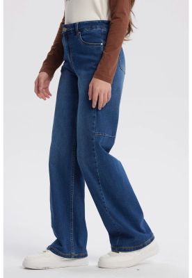 Imagen 2 del producto Jeans Niña Wide Leg Azul - lV