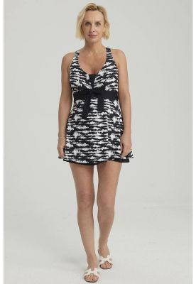 Imagen 2 del producto Traje De Baño Mujer Falda Pantaleta Negro