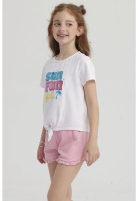 Imagen 2 del producto Polera Niña Nudo Blanco