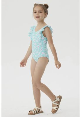 Imagen 2 del producto Traje De Baño Niña Con Vuelos Delantero Aqua