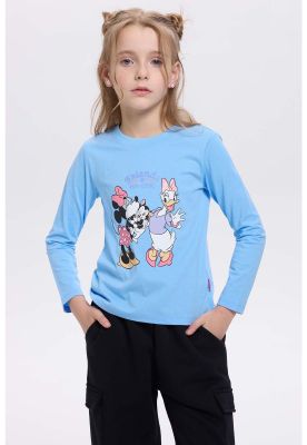 Imagen 2 del producto Polera Niña Minnie & Daisy Celeste