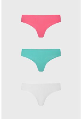 Imagen 1 del producto Calzón Mujer Tripack Colaless Fucsia