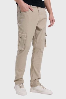 Imagen 2 del producto Jeans Hombre Cargo Beige