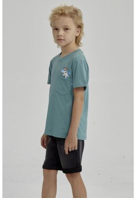 Imagen 2 del producto Polera Niño Bolsillo Print Verde