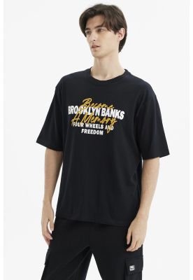Imagen 2 del producto Polera Hombre Oversize Brooklyn Negro
