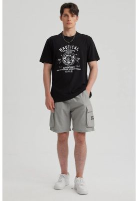 Imagen 2 del producto Bermuda Hombre Cargo Nylon Gris